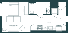 Unit 413 floor plan
