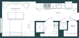 Unit 414 floor plan