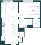 Unit 608 floor plan