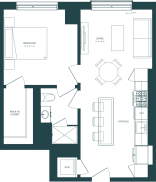Unit 509 floor plan