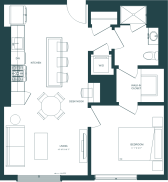 Unit 727 floor plan