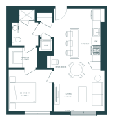 Unit 725 floor plan