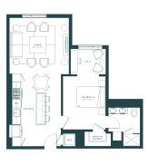 Unit 607 floor plan