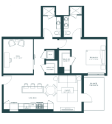 Unit 312 floor plan