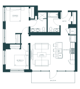 Unit 602 floor plan