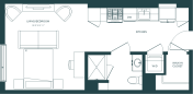 Unit 414 floor plan
