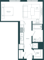 Unit 530 floor plan