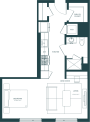 Unit 403 floor plan