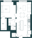Unit 509 floor plan
