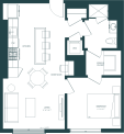 Unit 727 floor plan