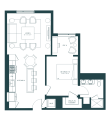 Unit 607 floor plan